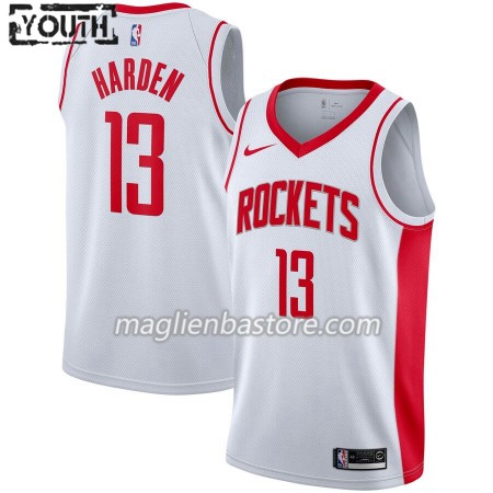 Maglia NBA Houston Rockets James Harden 13 Nike 2019-20 Association Edition Swingman - Bambino